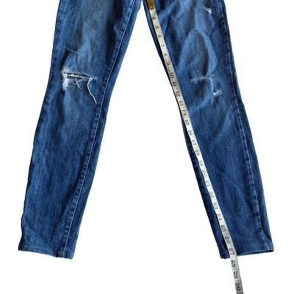 Generic Denim The Stem Sz Twenty Five Blue Cotton Stretch Mid Rise Skinny Jean - Picture 16 of 16